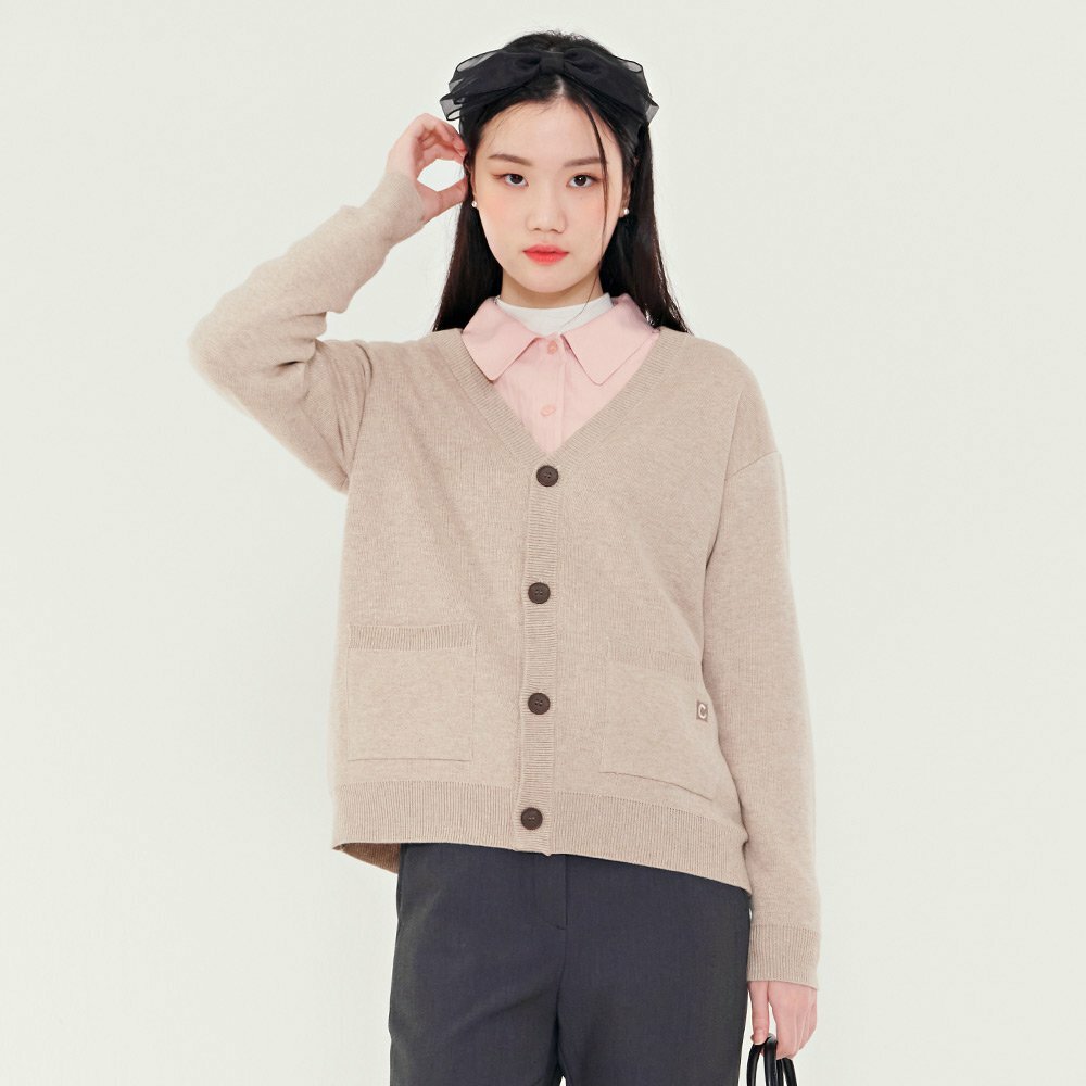 체이스컬트 공용 베이직 아웃포켓 가디건- BFRU4321C03