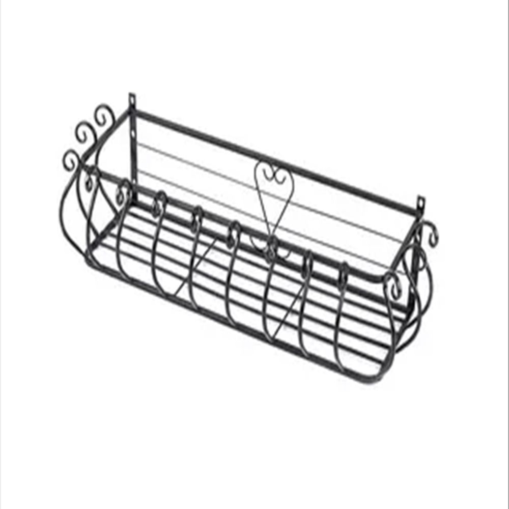 창문 화분걸이 대형 화분걸이대 난간 철재 철제 흰색 창틀 식물 폭21cm