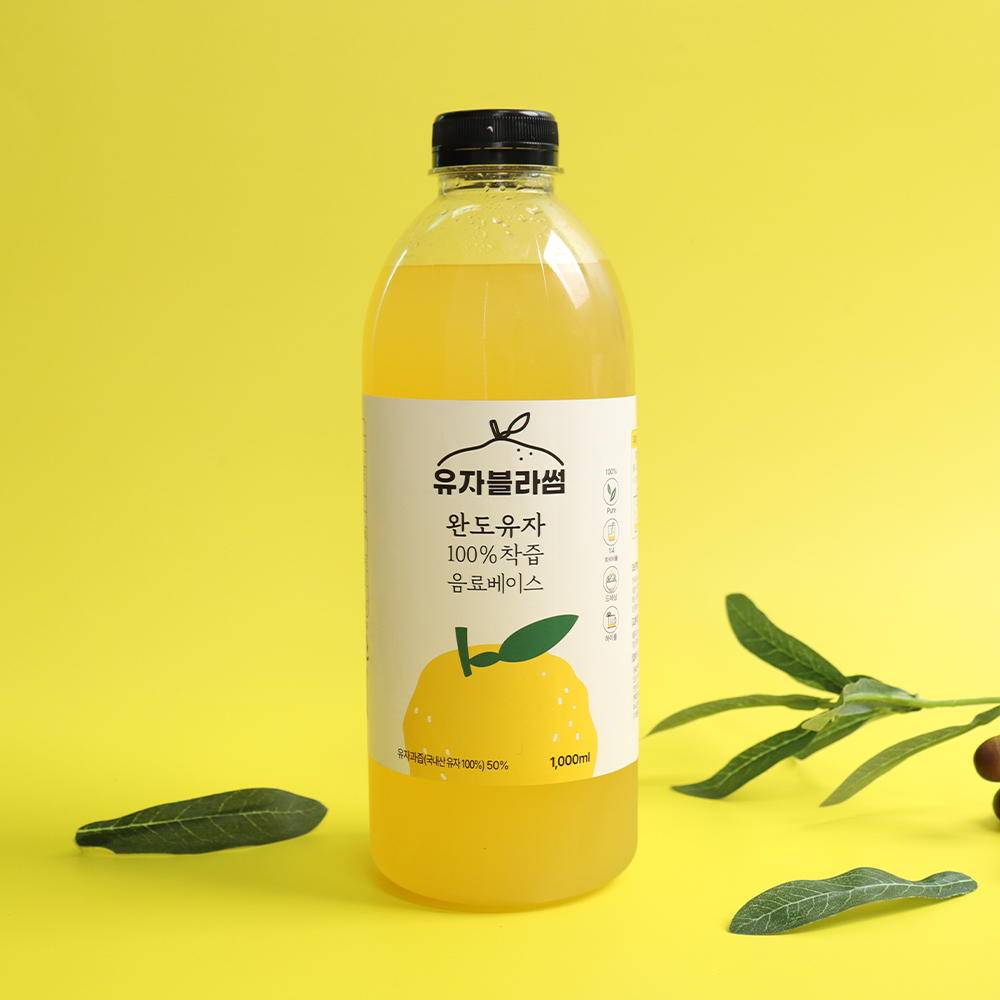 유자발전소 완도 유자블라썸 알룰로스 넣은 저당유자차 유자원액 600g