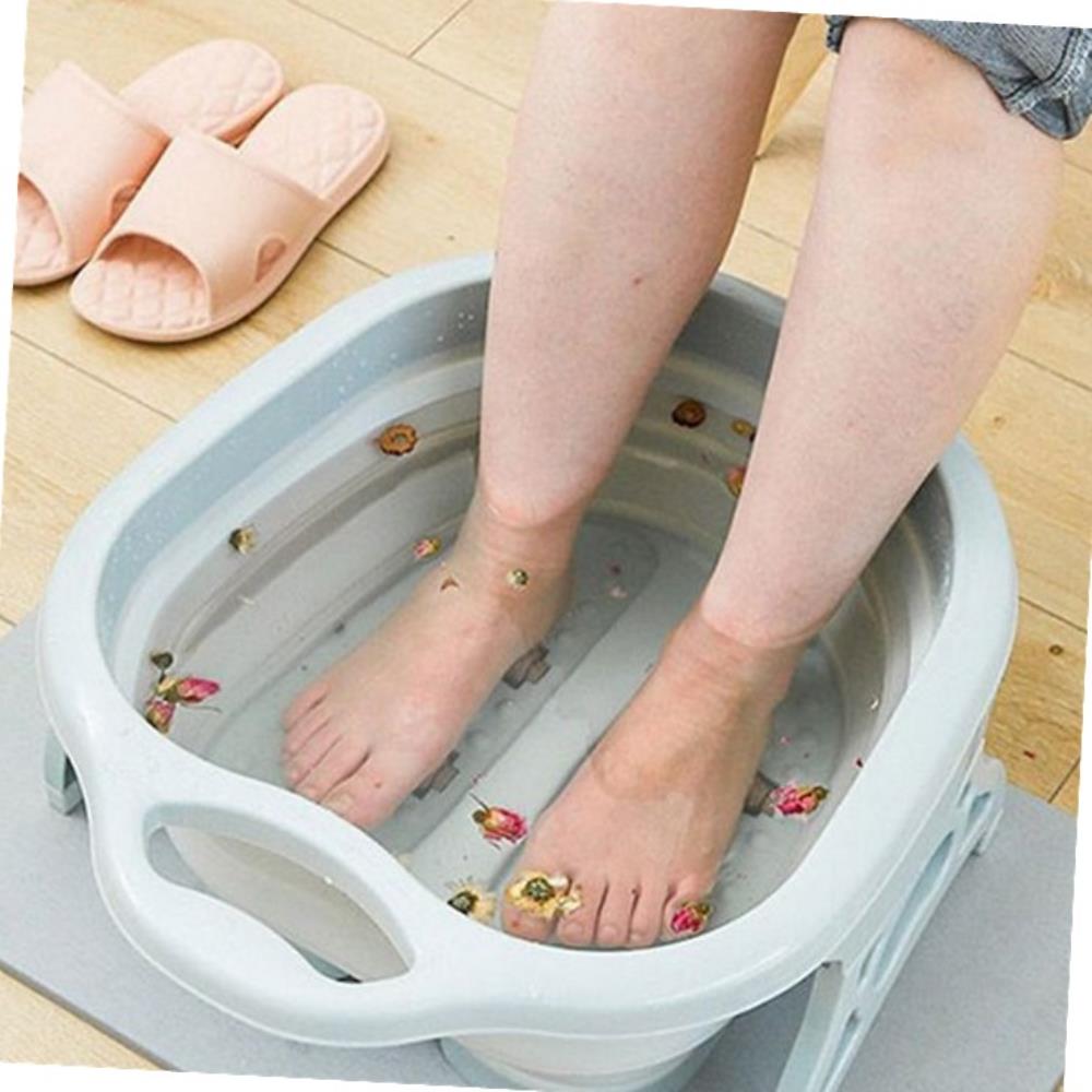 쿨샵 풋케어 접이식 발지압 족욕기 족탕기 발마사지