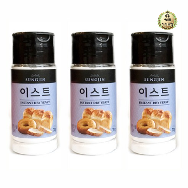 성진식품 성진 이스트 용기형 70g 12개