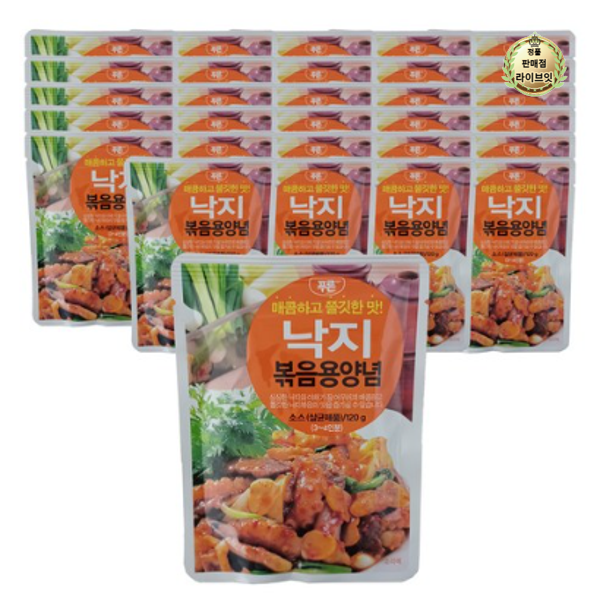 푸른 라이브잇 푸른식품 낙지볶음용 양념 120g 200개