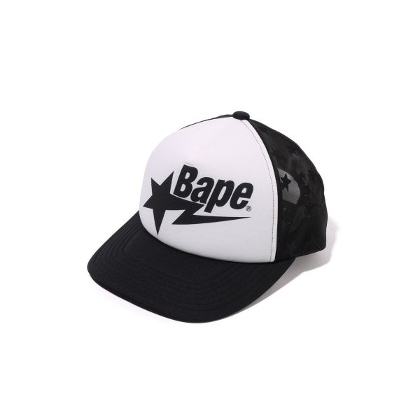 베이프 BAPE STA 메쉬 캡모자