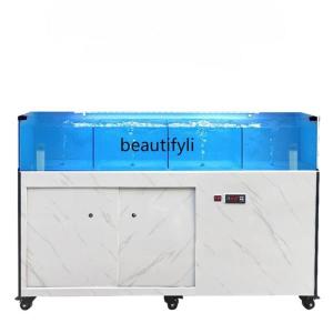 단일 레이어 해양 연못 상업 어항 모바일 새우 게 쉘 혼합 탱크 산소 냉동 통합
