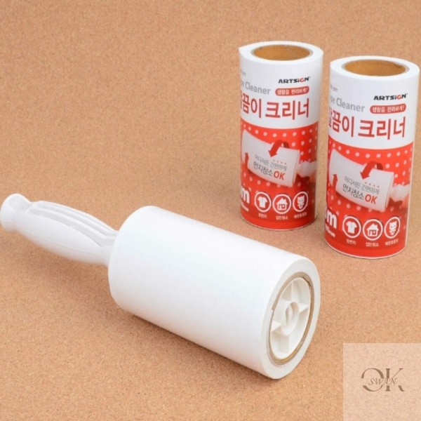 오케이스완 먼지 강아지털제거 깔끔이 크리너 강아지털청소 먼지제거롤 먼지제거 개털제거