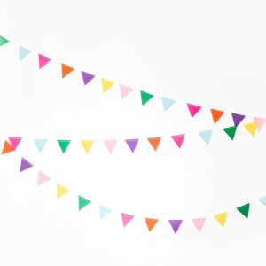 미니삼각 축체 행사오픈 레인보우 가랜드 가랜더 생일데코 생일파티가랜드 생일파티용품 장식용품