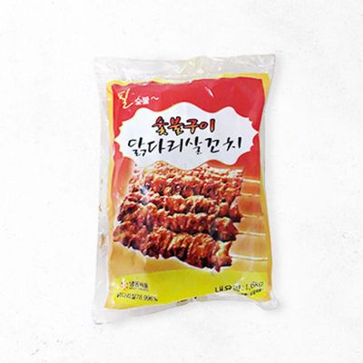 화영푸드 화영 숯불닭꼬치 80gx20개 닭다리살꼬치 닭꼬치 닭꼬치구이 구이용닭꼬치 간편조리닭꼬치 간편요리닭꼬치