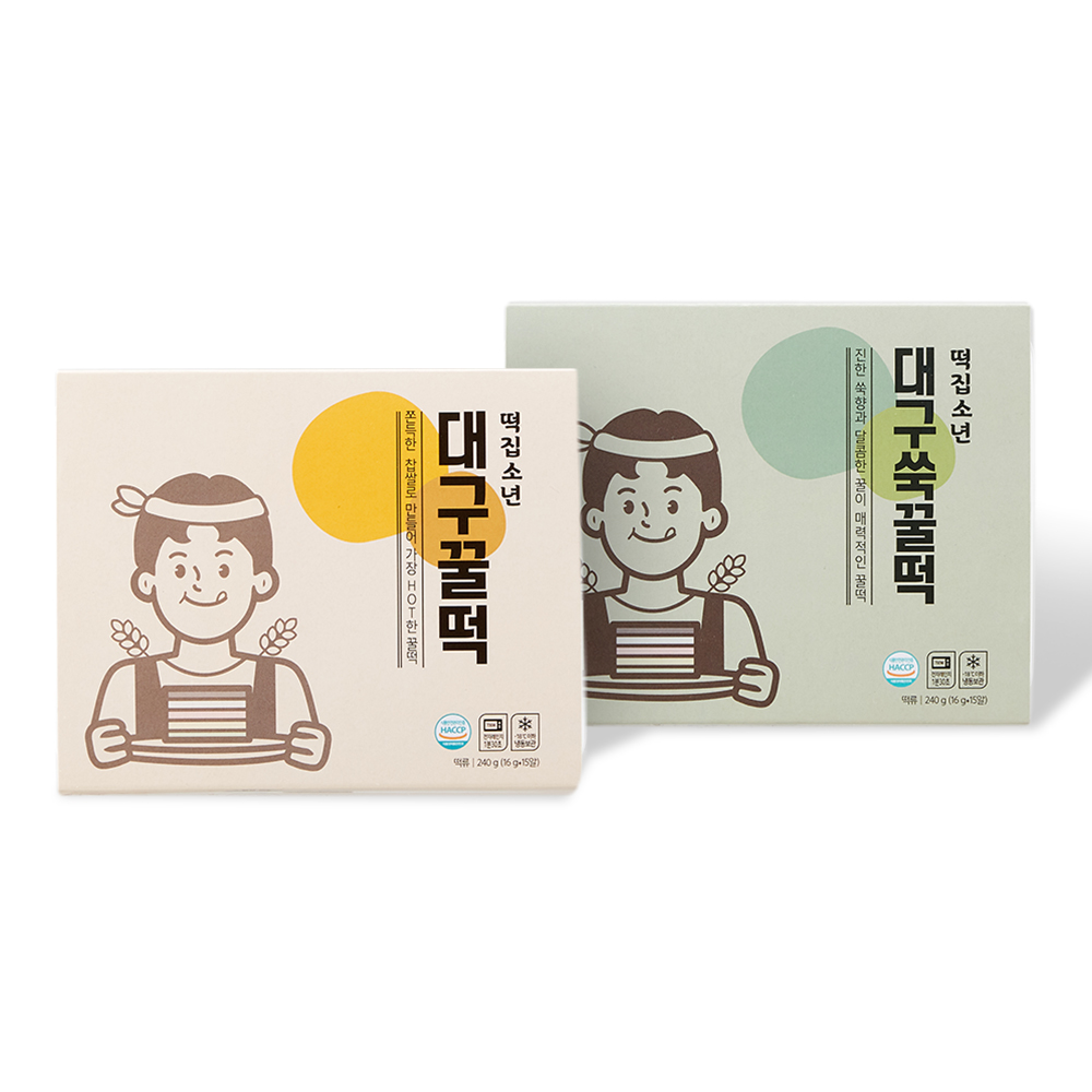 민속떡마을 떡집소년 떡집소년 대구꿀떡 2종 240g