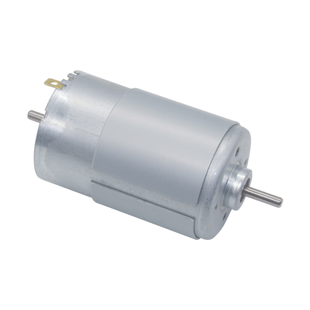 단일 이중 출력 샤프트 인코더 가속 감속 모터 555 DC 12V 24V CM36-555