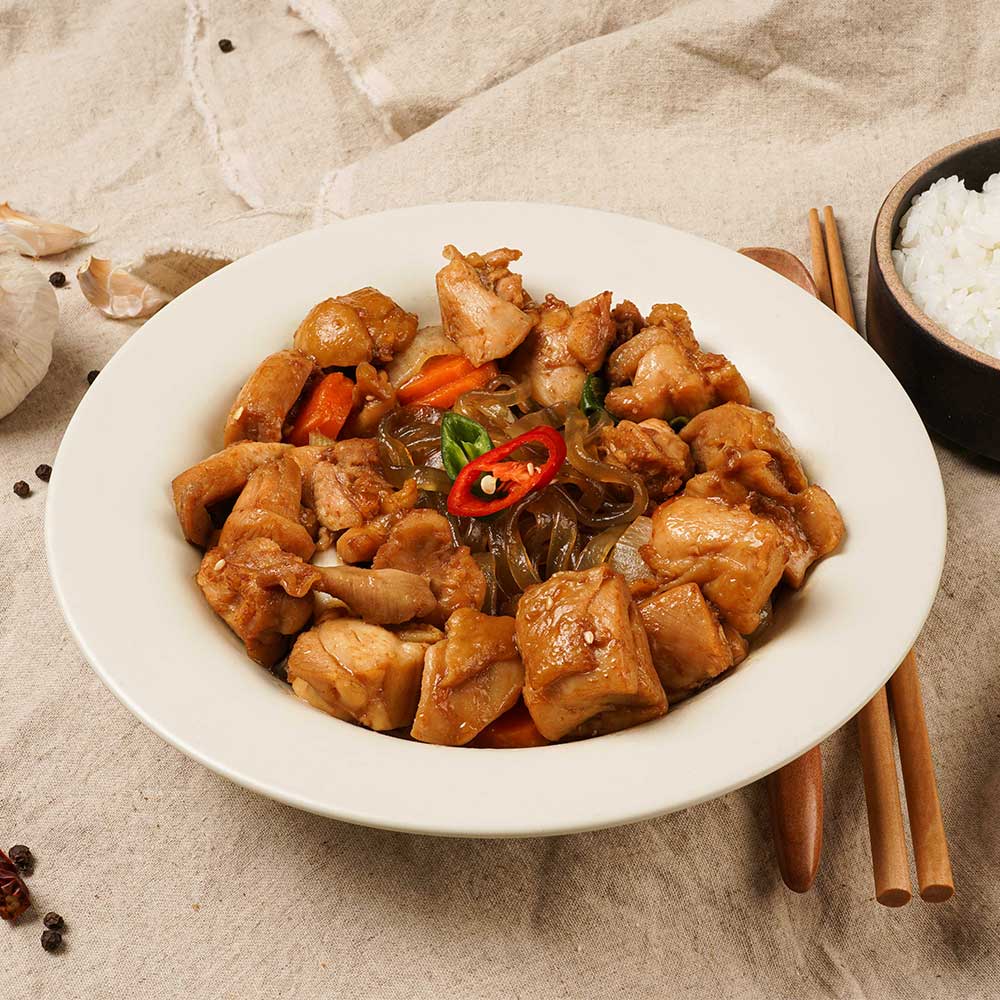 밀스온 밀스온 순살 닭볶음 안동 간장 찜닭 매콤한맛 550g 1개
