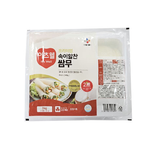이츠웰 프리미엄 속이 알찬 쌈무 3kg 3개