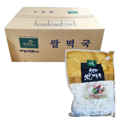 미농식품 미농식품 햇맛 쌀떡국 1박스 2kg x 6