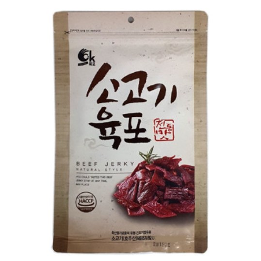 고려식품 넛츠팜 소고기육포 육포 150g 6개