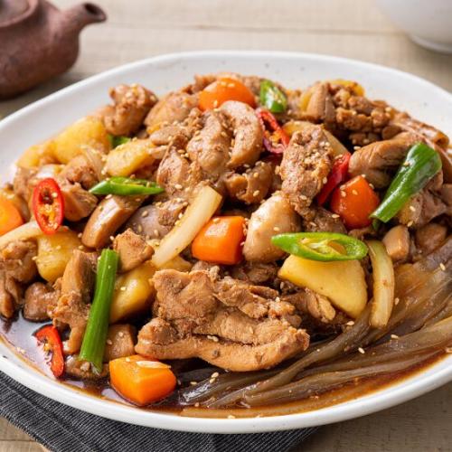닭다리살 70 안동식 순살찜닭 500g4팩