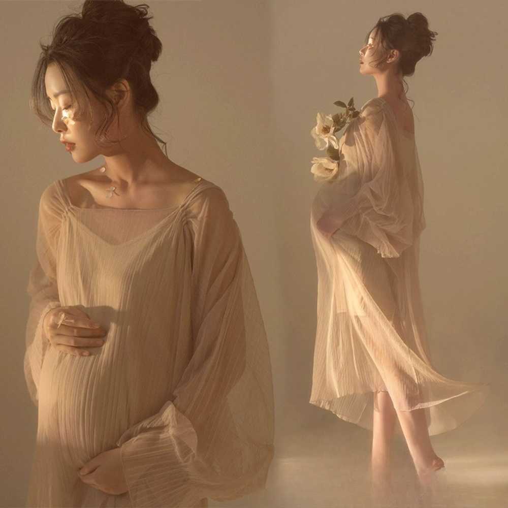 만삭촬영 원피스 임산부 드레스 셀프 만삭 촬영 의상 만삭원피스 1개 3 원피스 프리사이즈