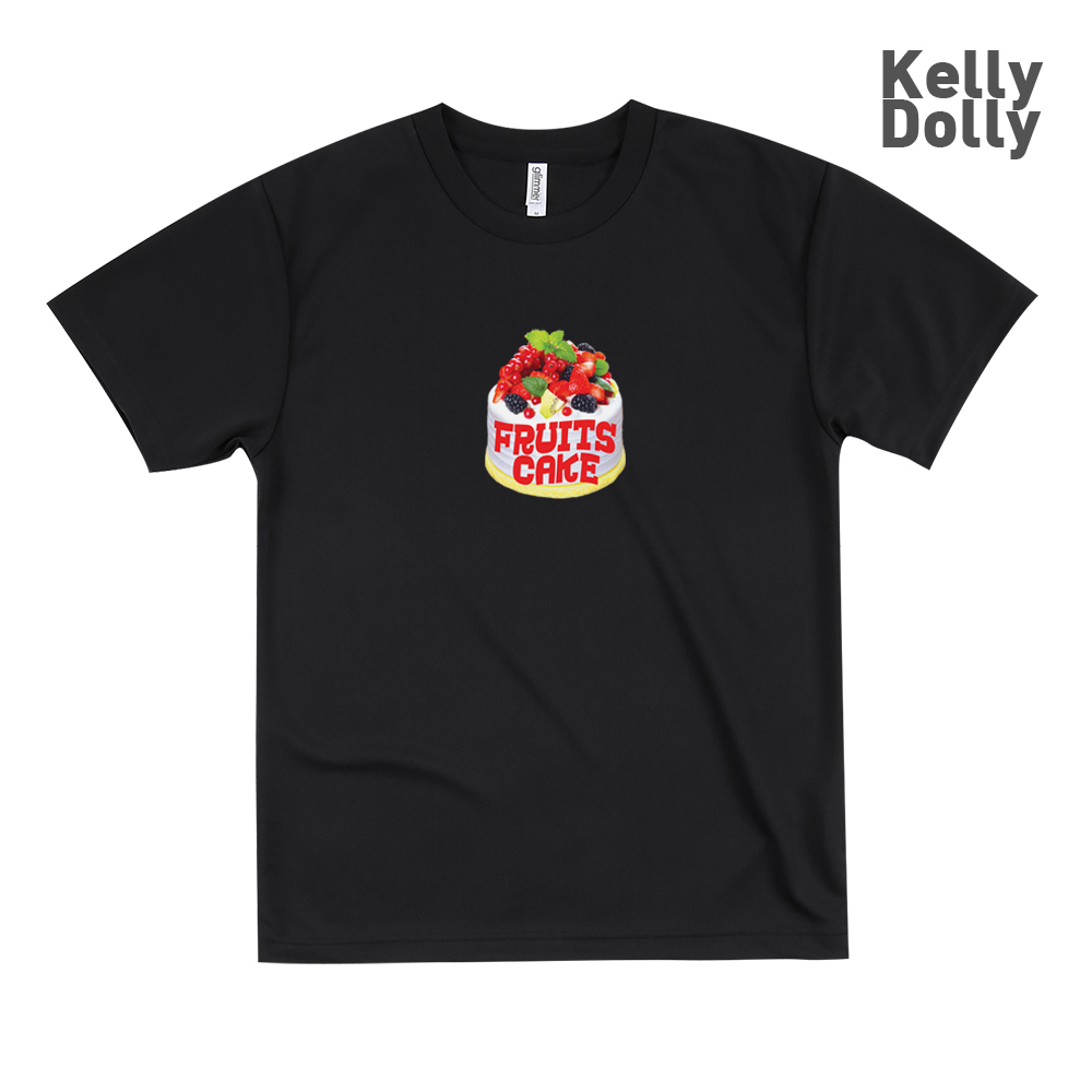 KellyDolly 맛있는 녀석들 5종 남성 여성 쿨론티 반팔티 05 후르츠케익 쿨론