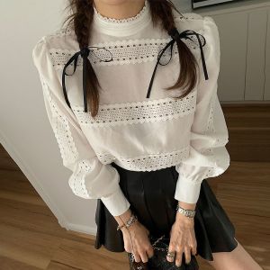 돌싱글즈 손세아블라우스 레이스 셔츠