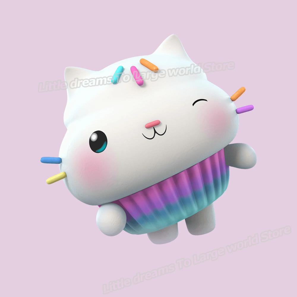 애니메이션 개비 인형집 패치 의류 고양이 스티커 열전사 배지 장 A small 1개 10 GB7