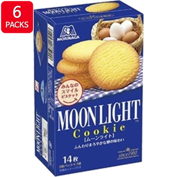 Morinaga Moonlight 모리나가 문라이트 비스킷 과자 일본 144g 6팩