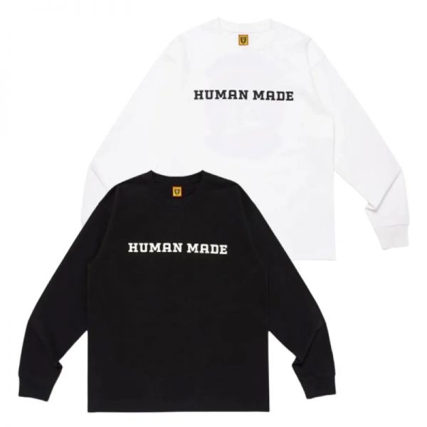 휴먼메이드 휴먼메이드 그래픽 긴팔 티셔츠 BLK HM28CS037