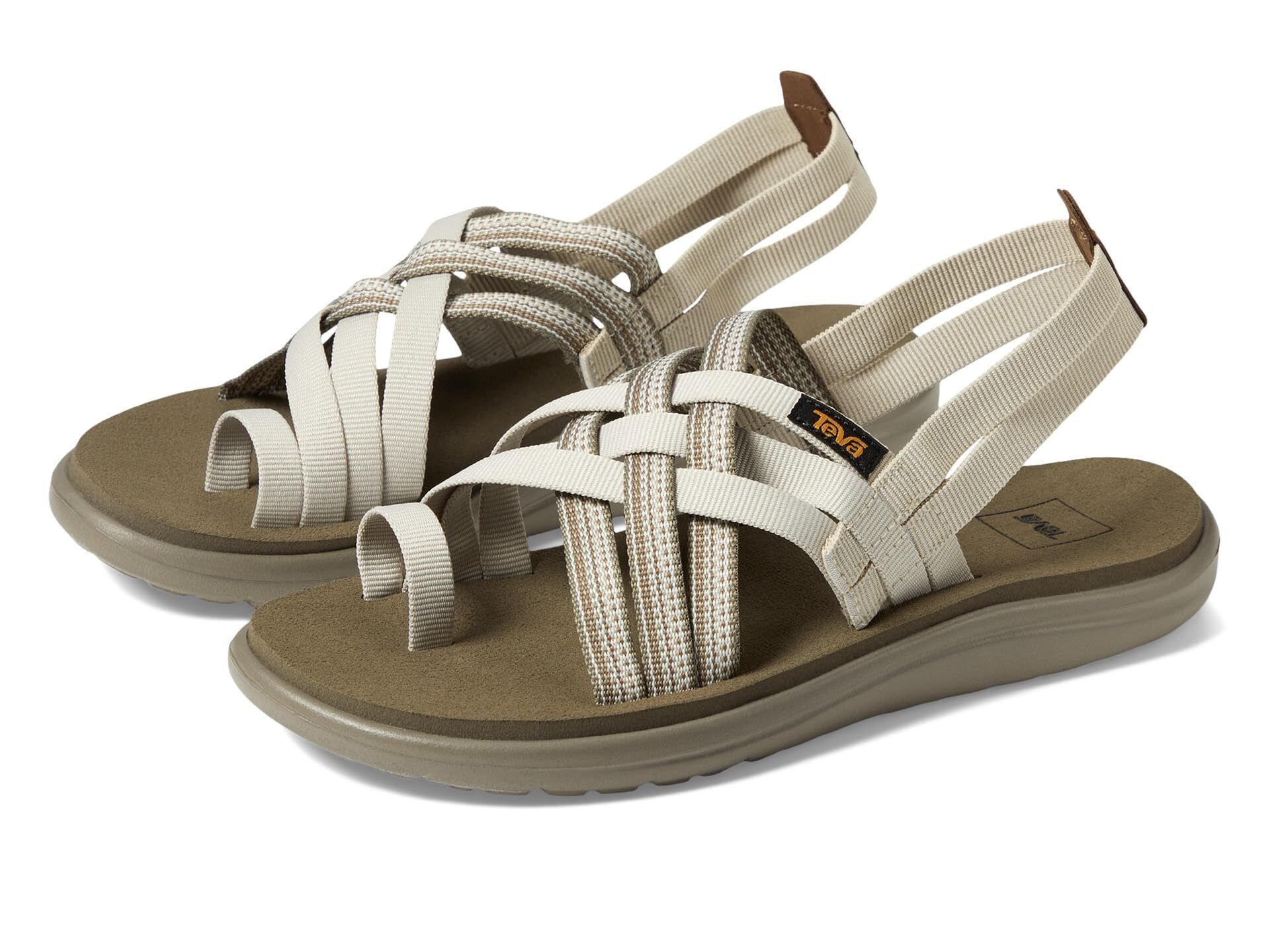테바 테바 여성 샌들 Voya Strappy 01 Antiguous Birch 6 B - Medium