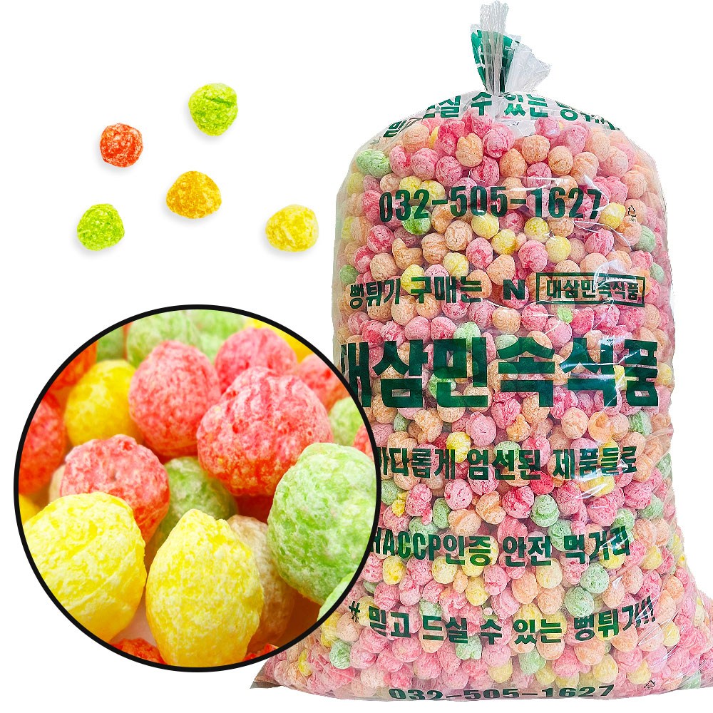 우리식품 우리식품 우리 앵두콘 뻥튀기 3kg 1개