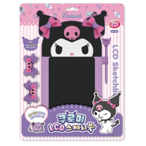 주영 산리오 쿠로미 LCD 스케치북 패드 273 x 358 2개