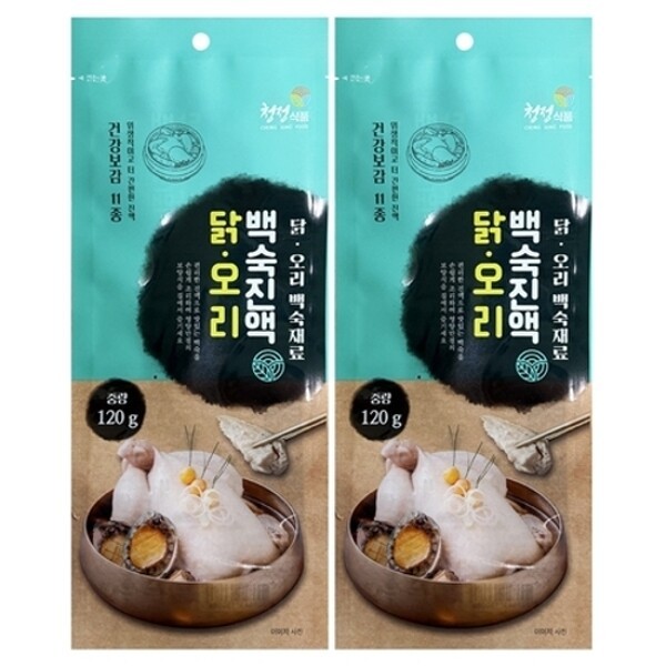 국산 백숙 진액 엄나무 세트 120g 50개 삼계탕 한방 닭 오리