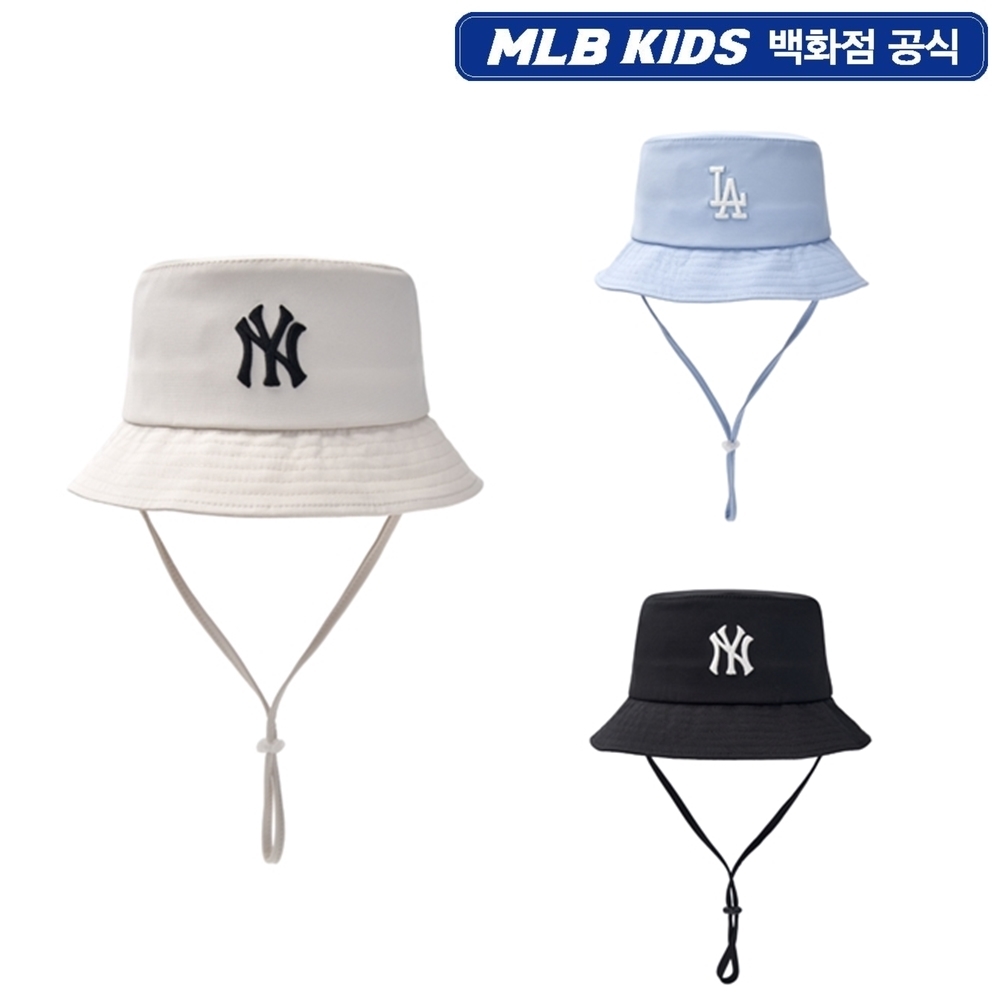 MLB키즈 스포티브 베이직 버킷햇 엠엘비키즈 7AHTB025N