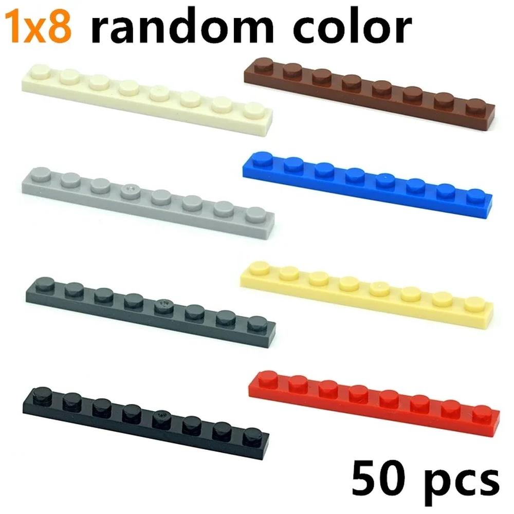 빌딩 블록 플레이트 얇은 벽돌 블럭 조립 입자 기술 선물 1개 4 3460-random color
