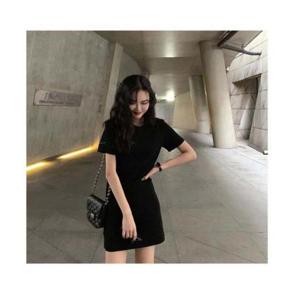 여성무지원피스 1P 여자 베이직 안에입는 기본 치마 블랙L x000D