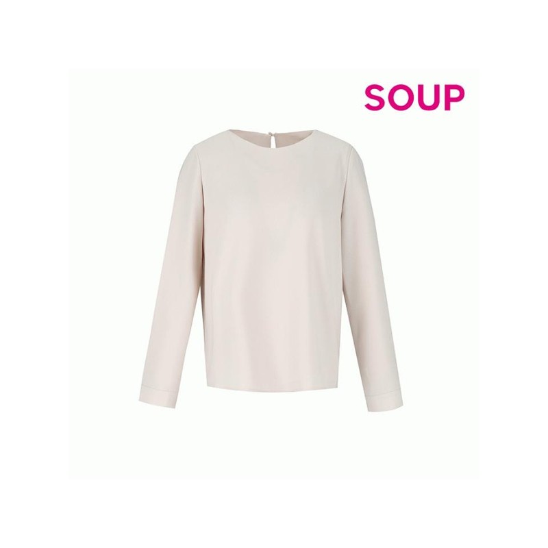 SOUP 숲 SOUP 기본 라운드넥 긴팔 블라우스 SA9LS90