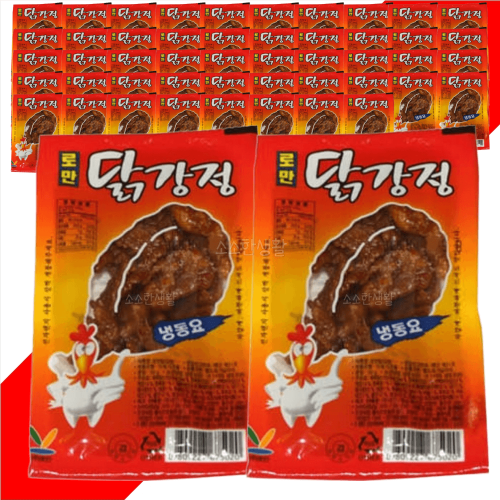 불량식품 닭 강정 로만 50g 50개 1박스 야식 안주