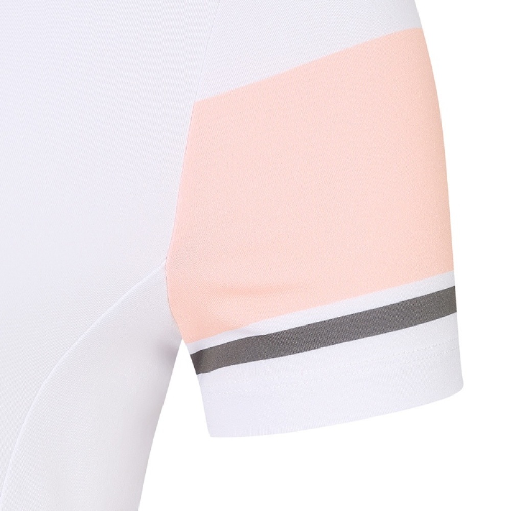여성 필드 베이직 컬러배색 티셔츠 L212TS595P