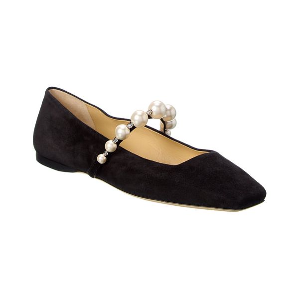 지미추 5659111 Jimmy Choo 지미 추 아데 스웨이드 플랫 121645813