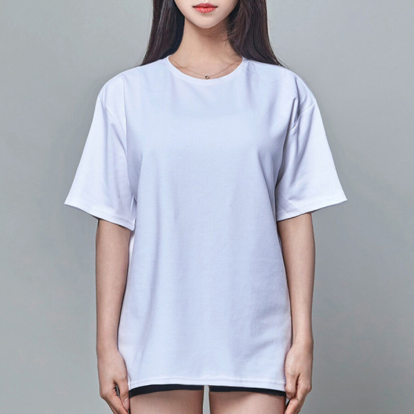 유핑 U-우먼 오버핏 크루넥 티셔츠705098