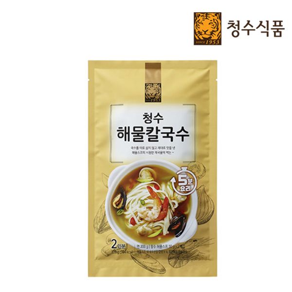 청수식품 청수 해물칼국수 1인분 110g x 1봉