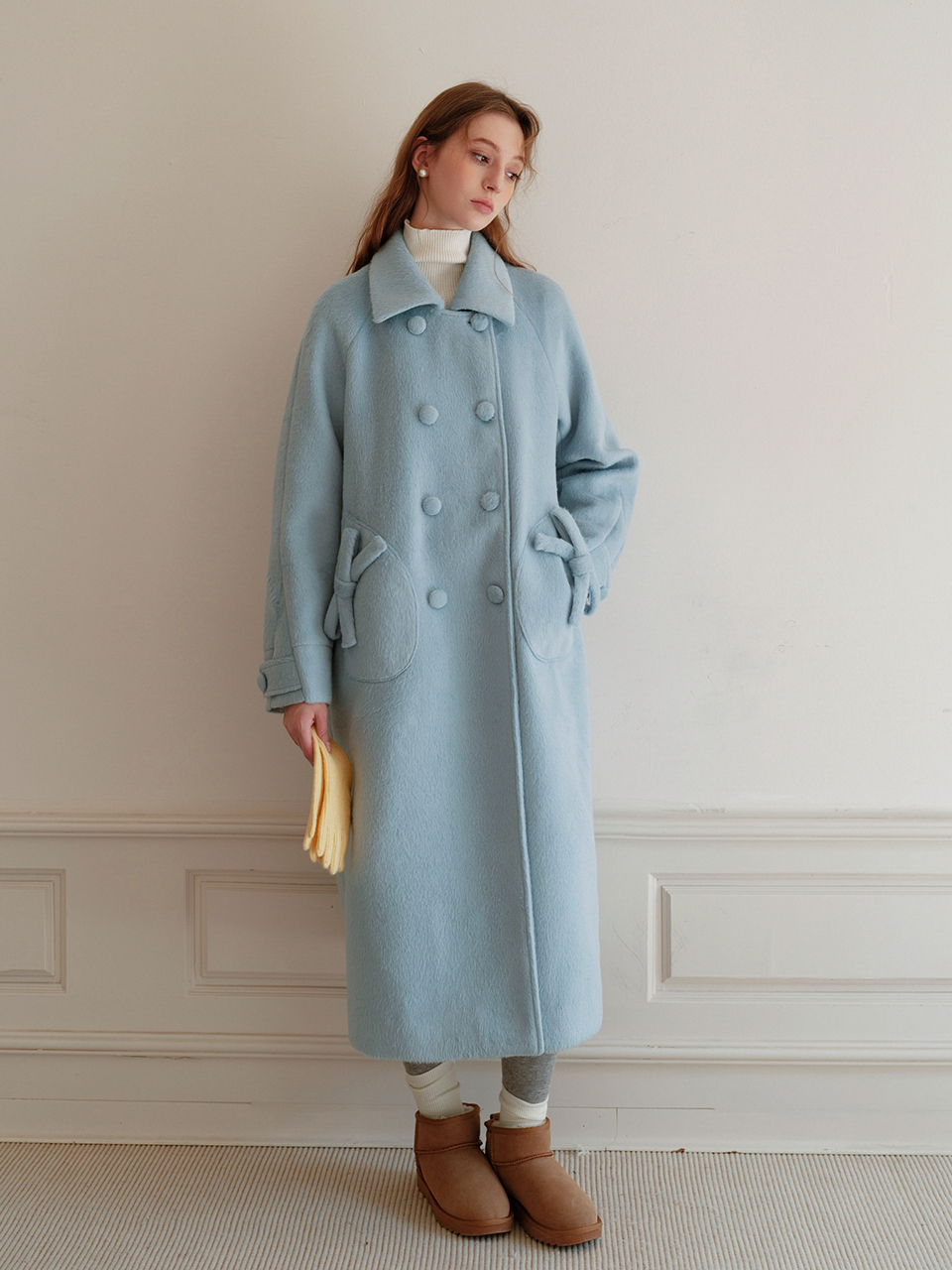 쎄무아듀 쎄무아듀 Cest Ribbon point double coat