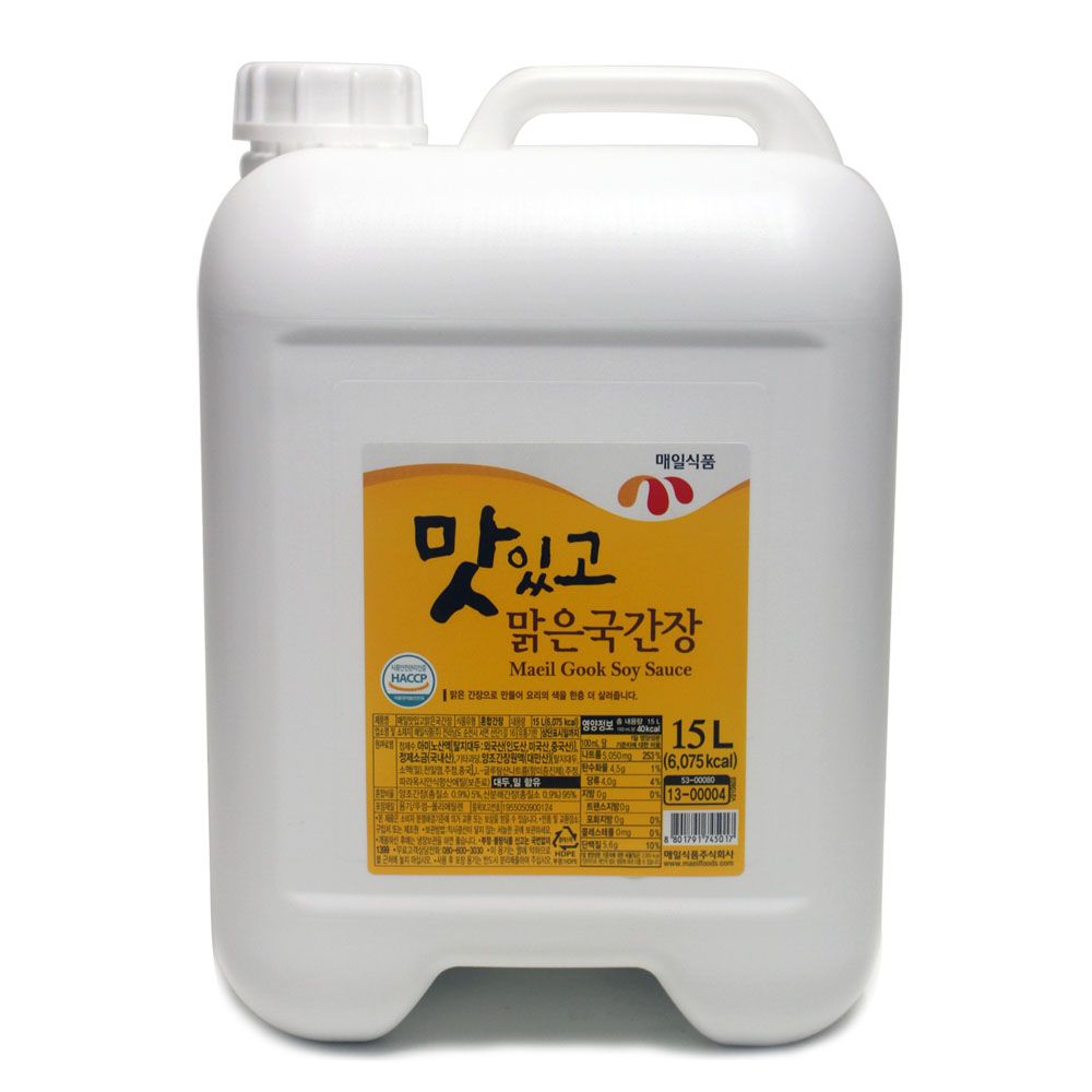 매일식품 매일 맛있고 맑은 국간장 15L