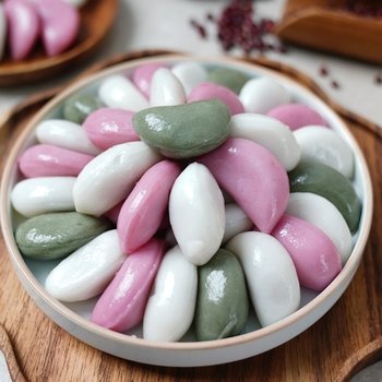 국산 멥쌀 부드러운 팥앙금 3종 바람떡 1kg 1kg 총 2kg