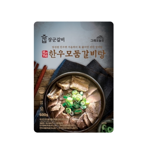 정금에프앤씨 장군갈비 한우 모둠갈비탕 600g