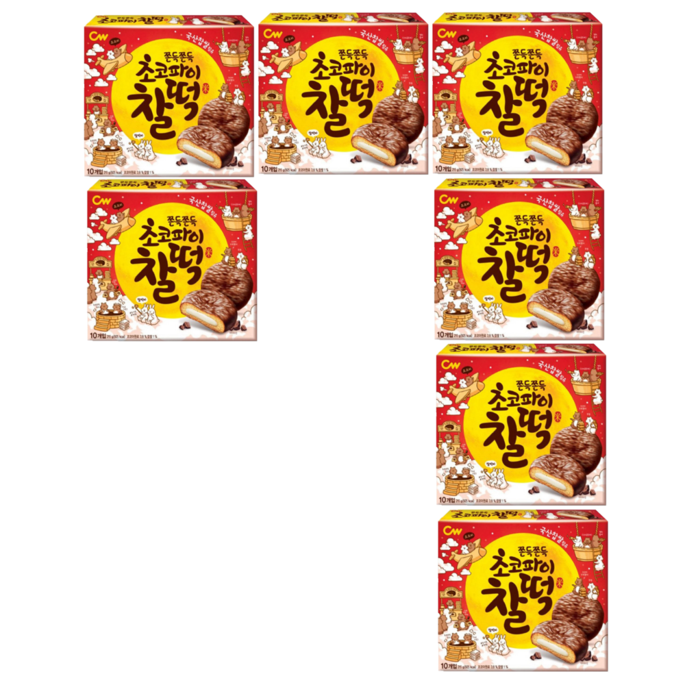 청우식품 쫀득쫀득 초코파이 찰떡 215g 7개