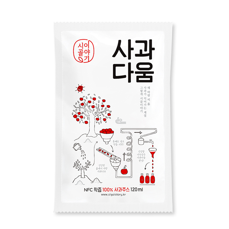 사과다움 사과즙 120ml x 100포