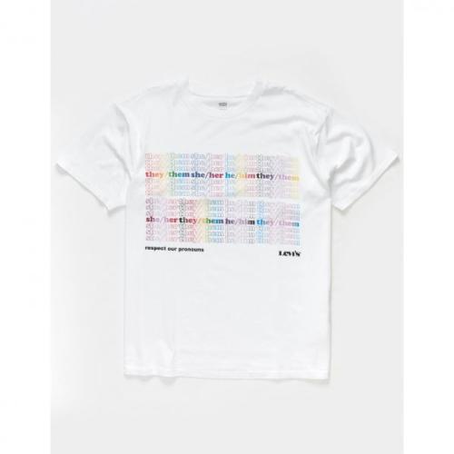 리바이스 리바이스 PRIDE LIBERATION 로드트립 티셔츠 US 사이즈 라지 루즈핏 3547260