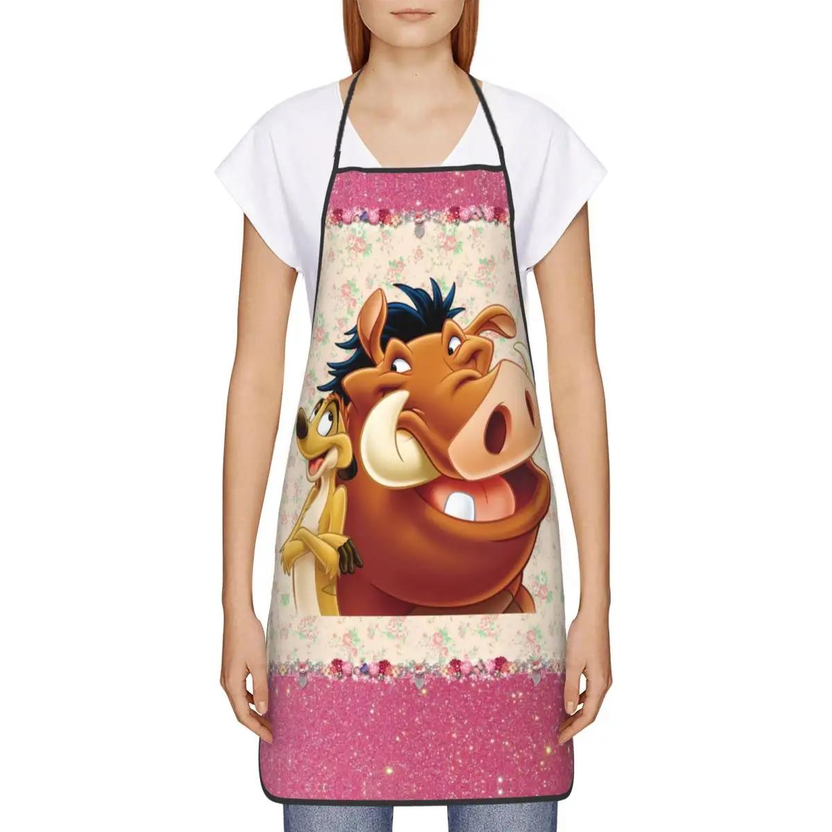 라이온 킹 심바 턱받이 앞치마 주방 요리사 만화 테이블 요리 베 5 1 1개 A 72 x 52 cm