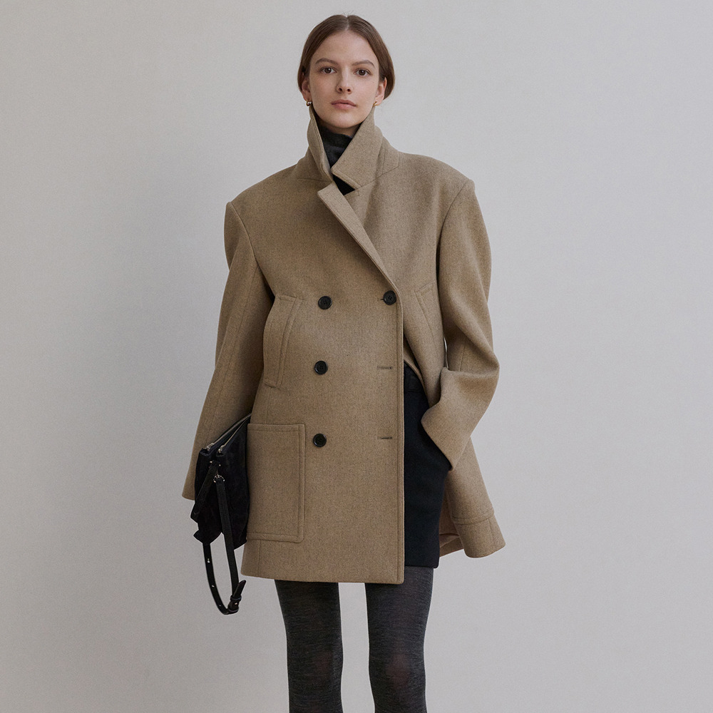 블러썸에이치컴퍼니 블러썸에이치컴퍼니 RIVER WOOL PEACOAT