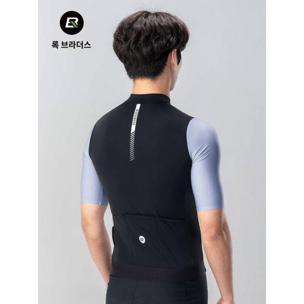 록 브라더스 로드바이크 상의 반팔 마운틴 스포츠 바이크 슬림 통기성 남자 여름