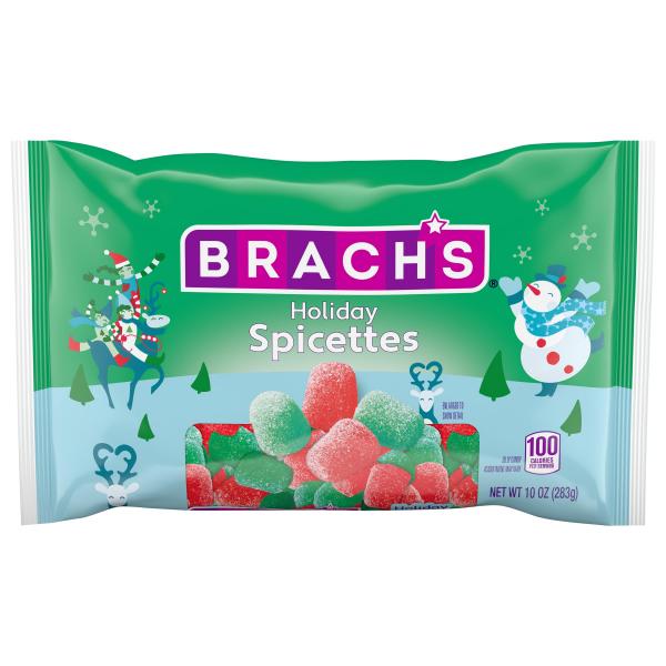 Brachs 홀리데이 스파이셋 시나몬 윈터그린 젤리 껌 드롭 283 5g