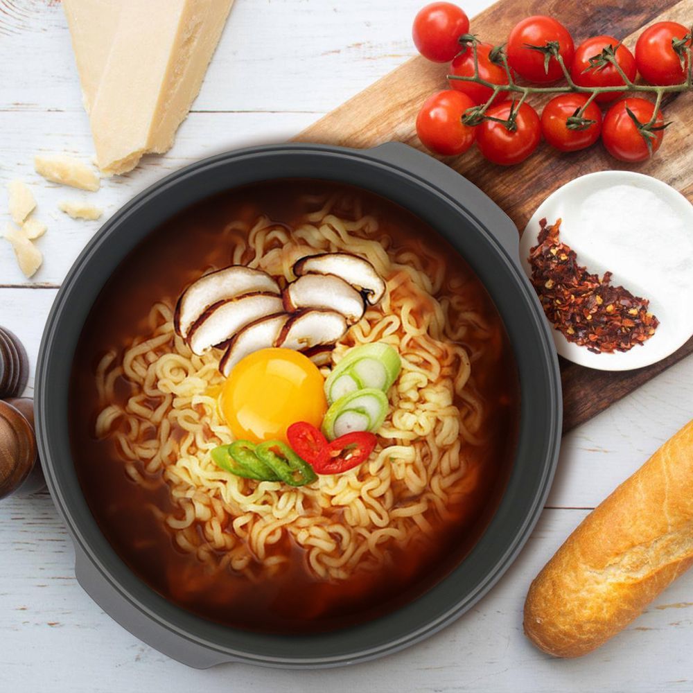 찜기 라면 전자 레인지 냄비 그릇 레인지용 만두 채반 용기 3p