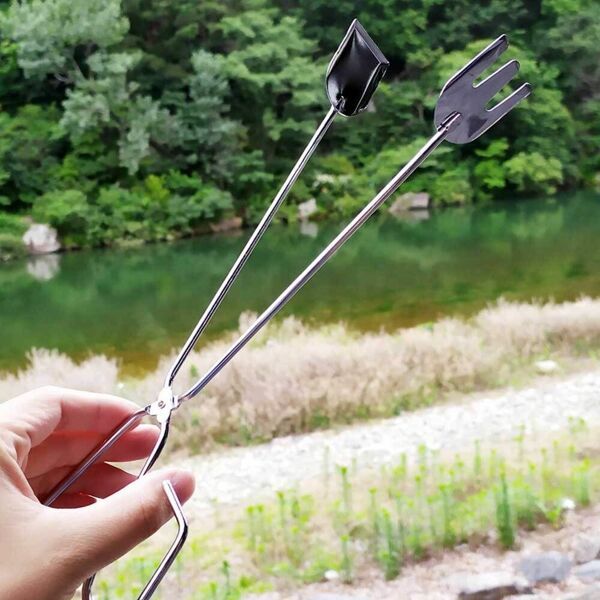 BBQ집게 숯불집게 바베큐집게 캠핑 숯 장작 집게